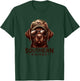 Chocolate Lab Southern Raised Hunting Dog Camo Hat T-Shirt - T-Shirt | Forest