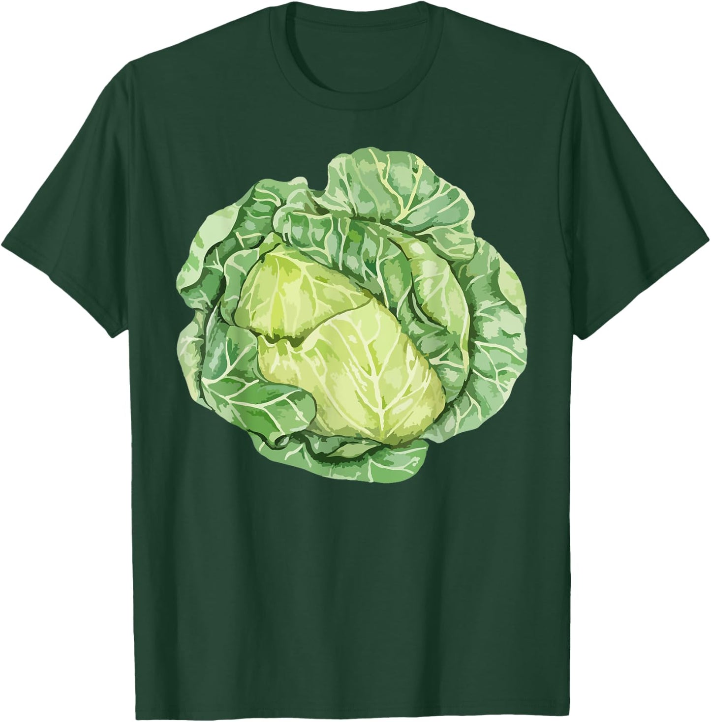 Cabbage Halloween Group Costume Salad Vegan Vegetarians T-Shirt - T-Shirt | Forest