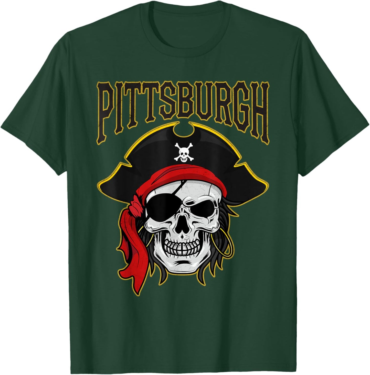 Pittsburgh Pride Family Name Personalized Outfits Happily T-Shirt - T-Shirt | Forest