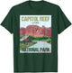 Capitol Reef National Park Utah Poster Design T-Shirt - T-Shirt | Forest