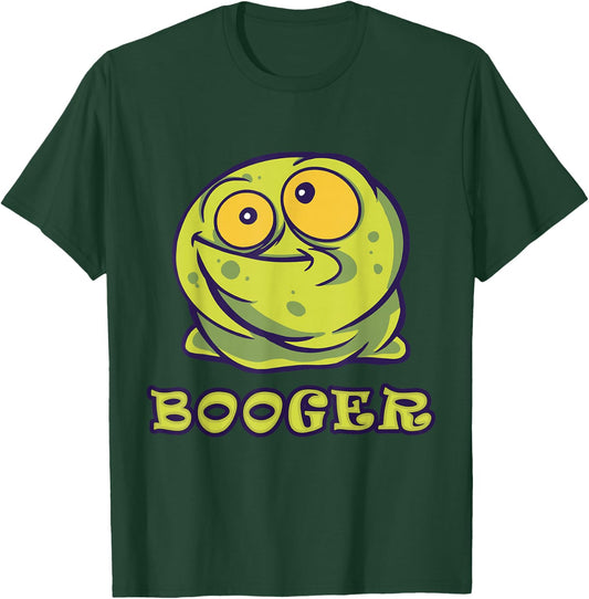 A slimy green picker- popping in the nose to get a booger T-Shirt - T-Shirt | Forest