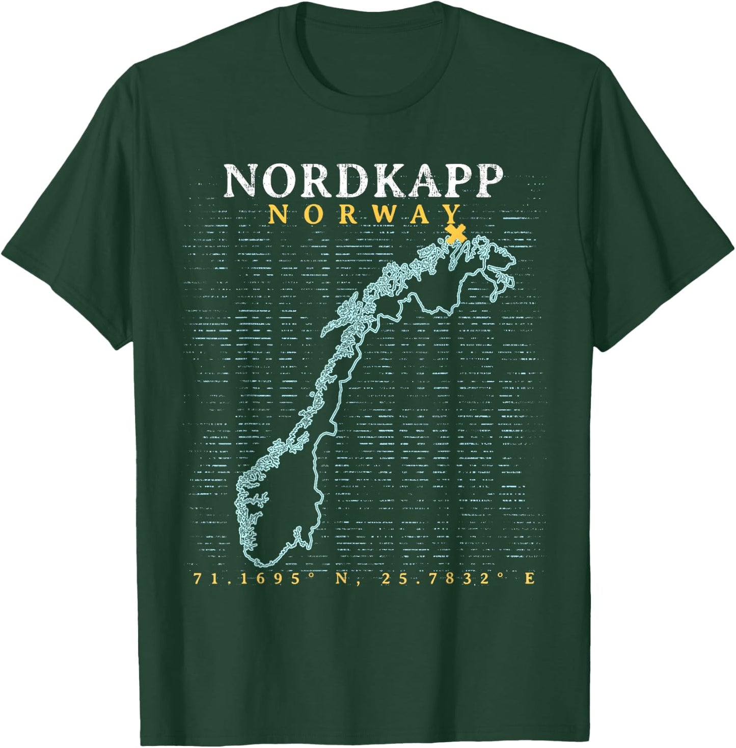 Norway Nordkapp T-Shirt - T-Shirt | Forest