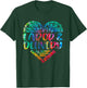 Tie Dye Typography Heart Labor and Delivery Nurse L&D Nurse T-Shirt - T-Shirt | Forest