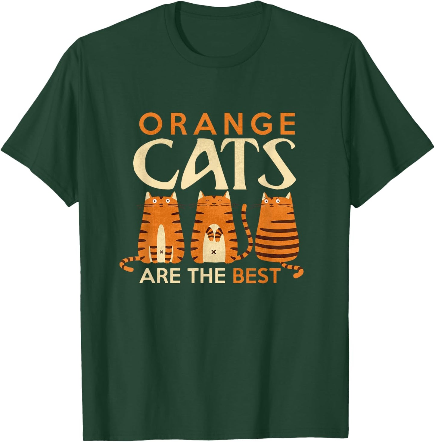 Funny Orange Cats are the Best Cat Mom T-Shirt - T-Shirt | Forest