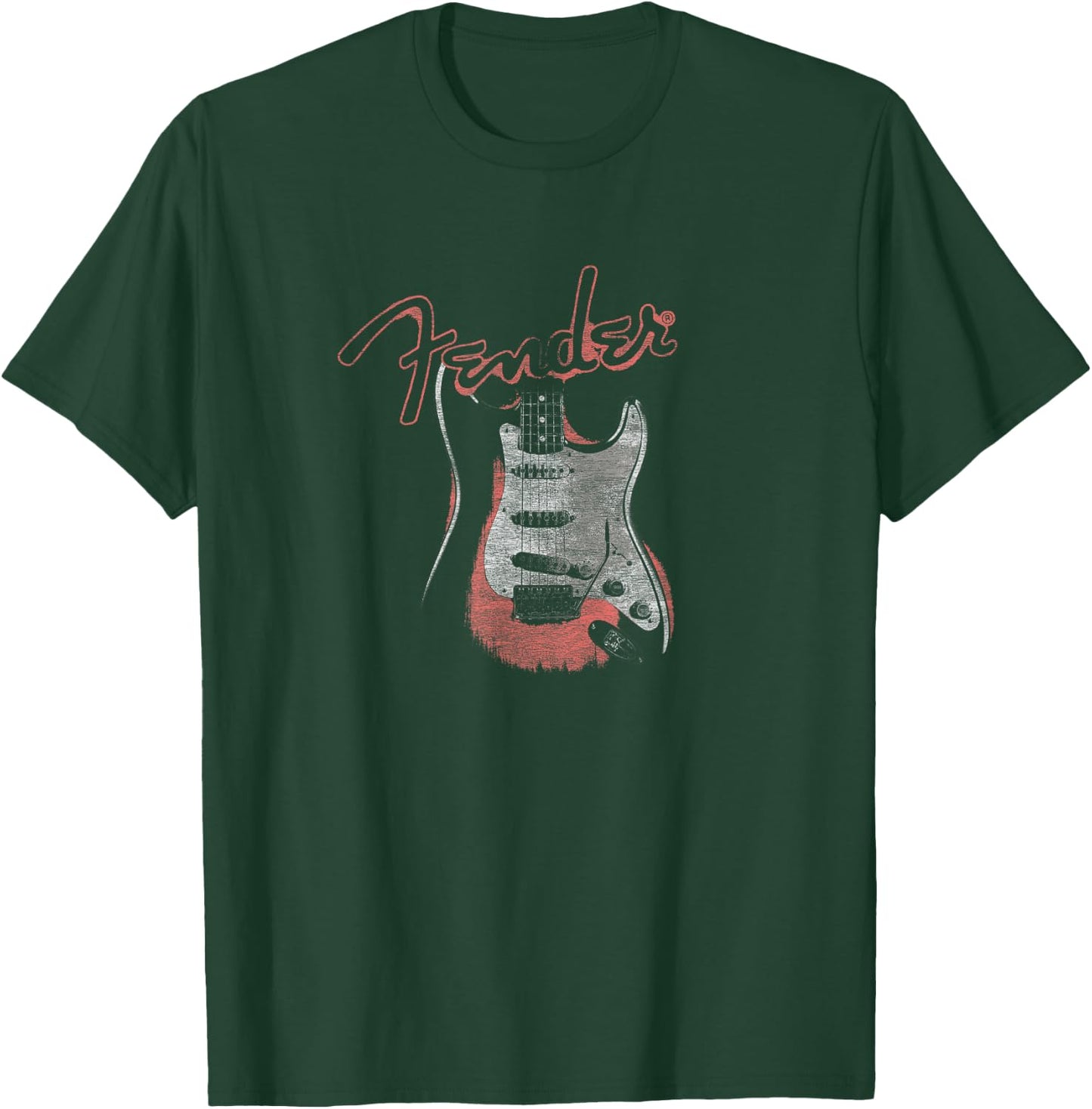 Fender Retro Glow T-Shirt - T-Shirt | Forest