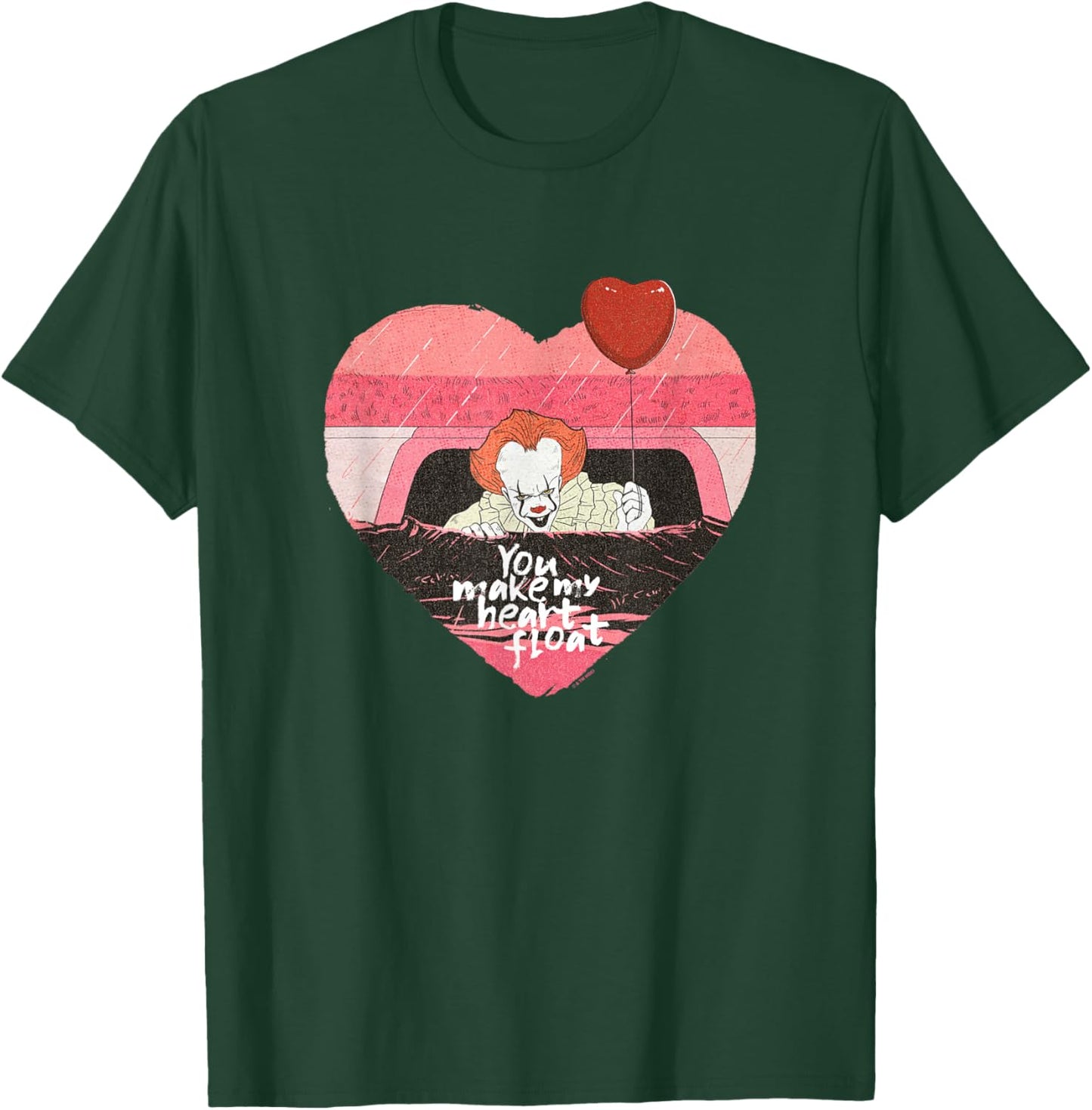 It Valentine's Day You Make My Heart Float Pennywise Poster T-Shirt - T-Shirt | Forest