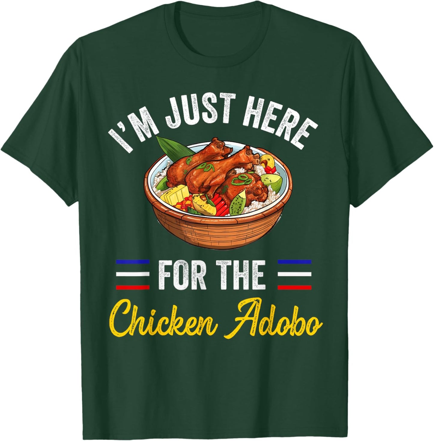 Filipino Philippines Women Men Filipino Food Chicken Adobo T-Shirt - T-Shirt | Forest