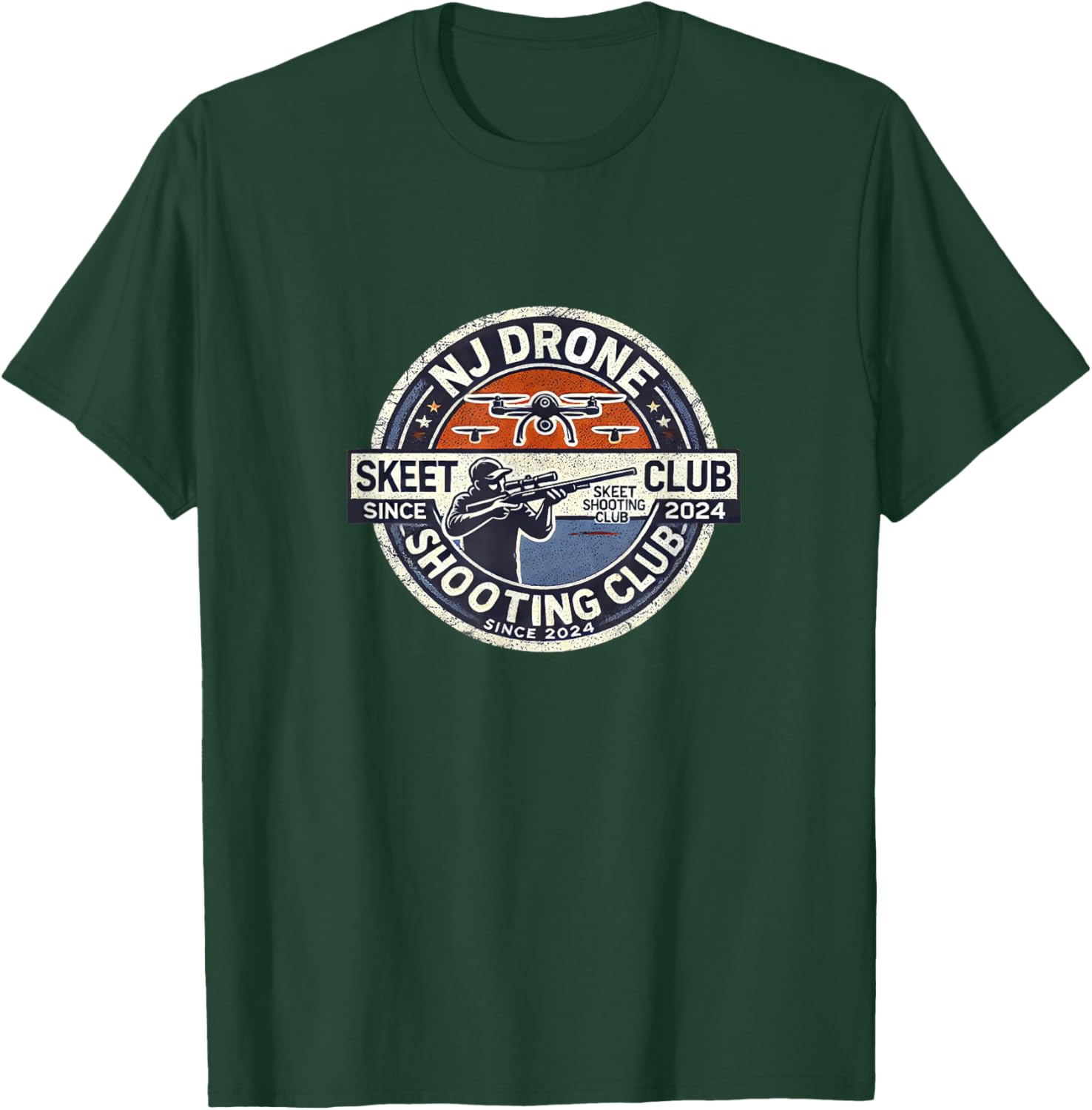 NJ New Jersey Drone Skeet Shooting Club T-Shirt - T-Shirt | Forest