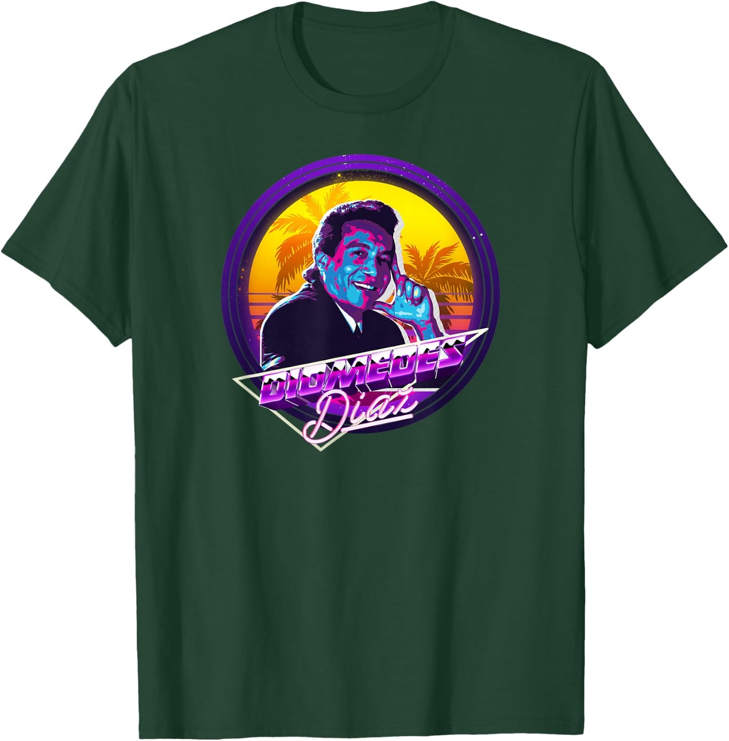 Diomedes Diaz Colombia Shirt El Cacique Vallenato 80s Style T-Shirt - T-Shirt | Forest