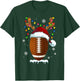 Christmas Football Ball Xmas Lights Funny Boys Men Sport T-Shirt - T-Shirt | Forest