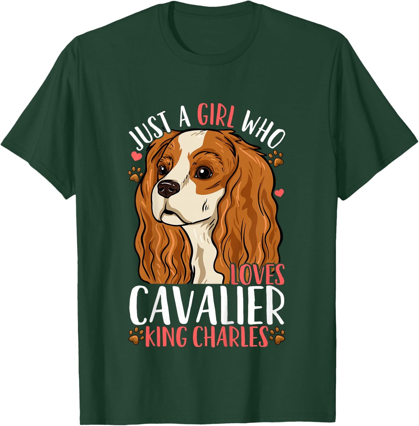 Kids Cavalier King Charles Gift T-Shirt - T-Shirt | Forest