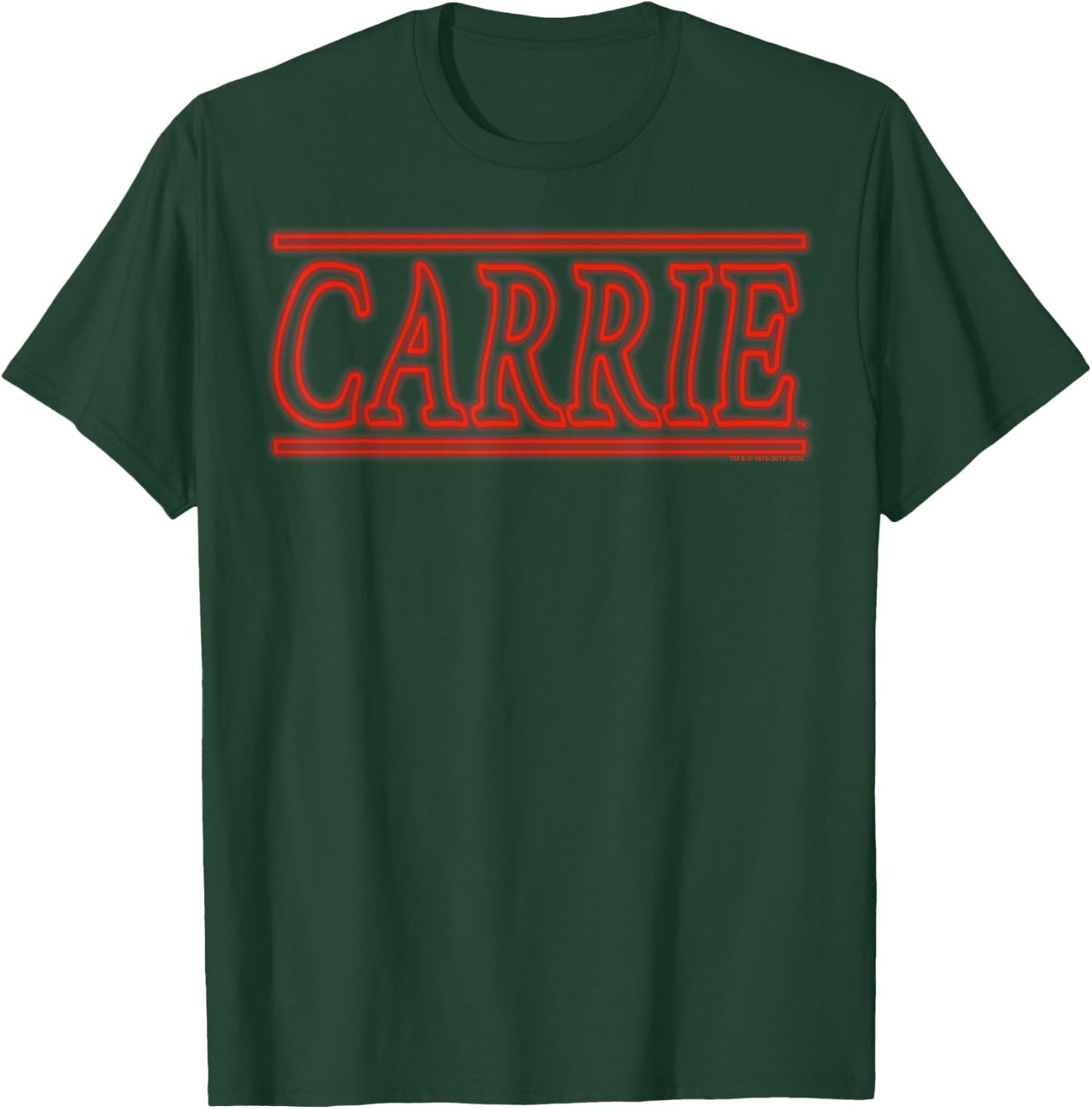 Carrie Retro Title Logo T-Shirt - T-Shirt | Forest
