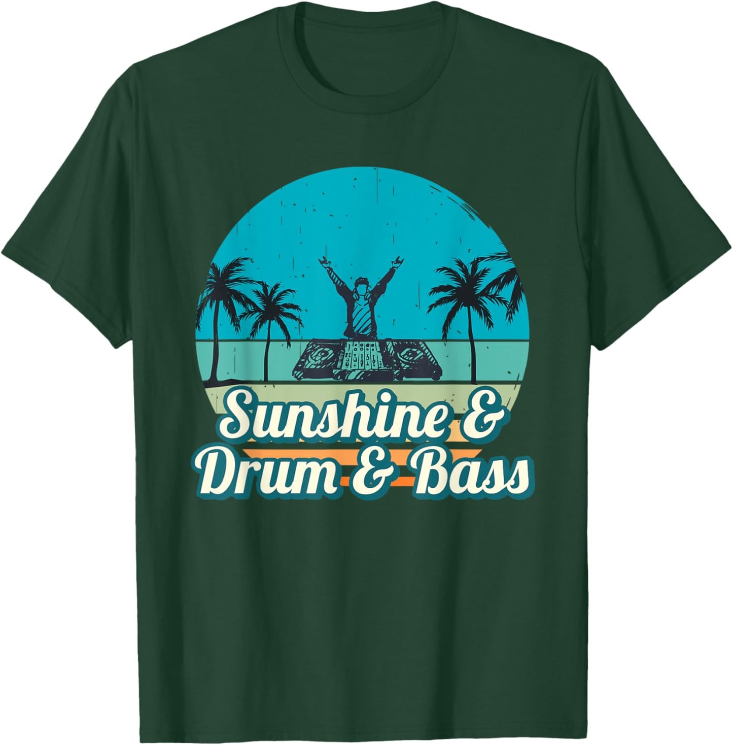 Summer Festival DnB Shirt | Sunshine & Drum & Bass Shirt Women T-Shirt - T-Shirt | Forest
