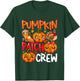 Pumpkin Cute Patch Crew Thanksgiving Fall Turkey Pumpkins T-Shirt - T-Shirt | Forest