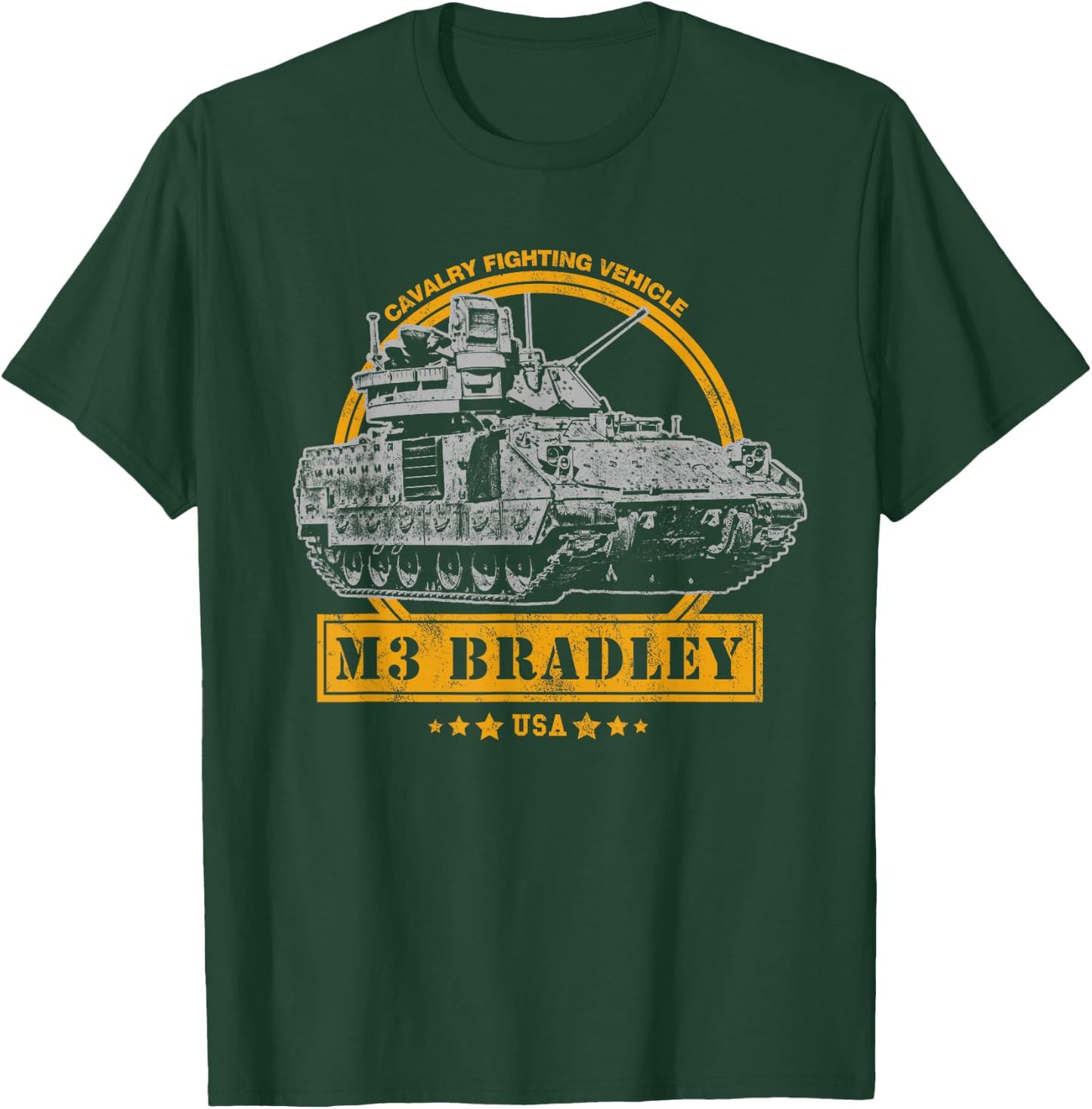 M3 Bradley CFV Cavalry Fighting Vehicle T-Shirt - T-Shirt | Forest