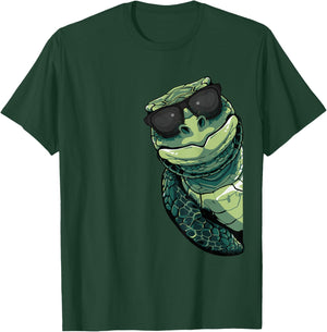 Cool Sea Turtle Lover Kids Sea Turtle T-Shirt - T-Shirt | Forest