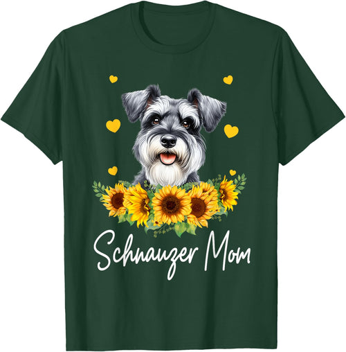 Sunflower Schnauzer Mom Dog Lover