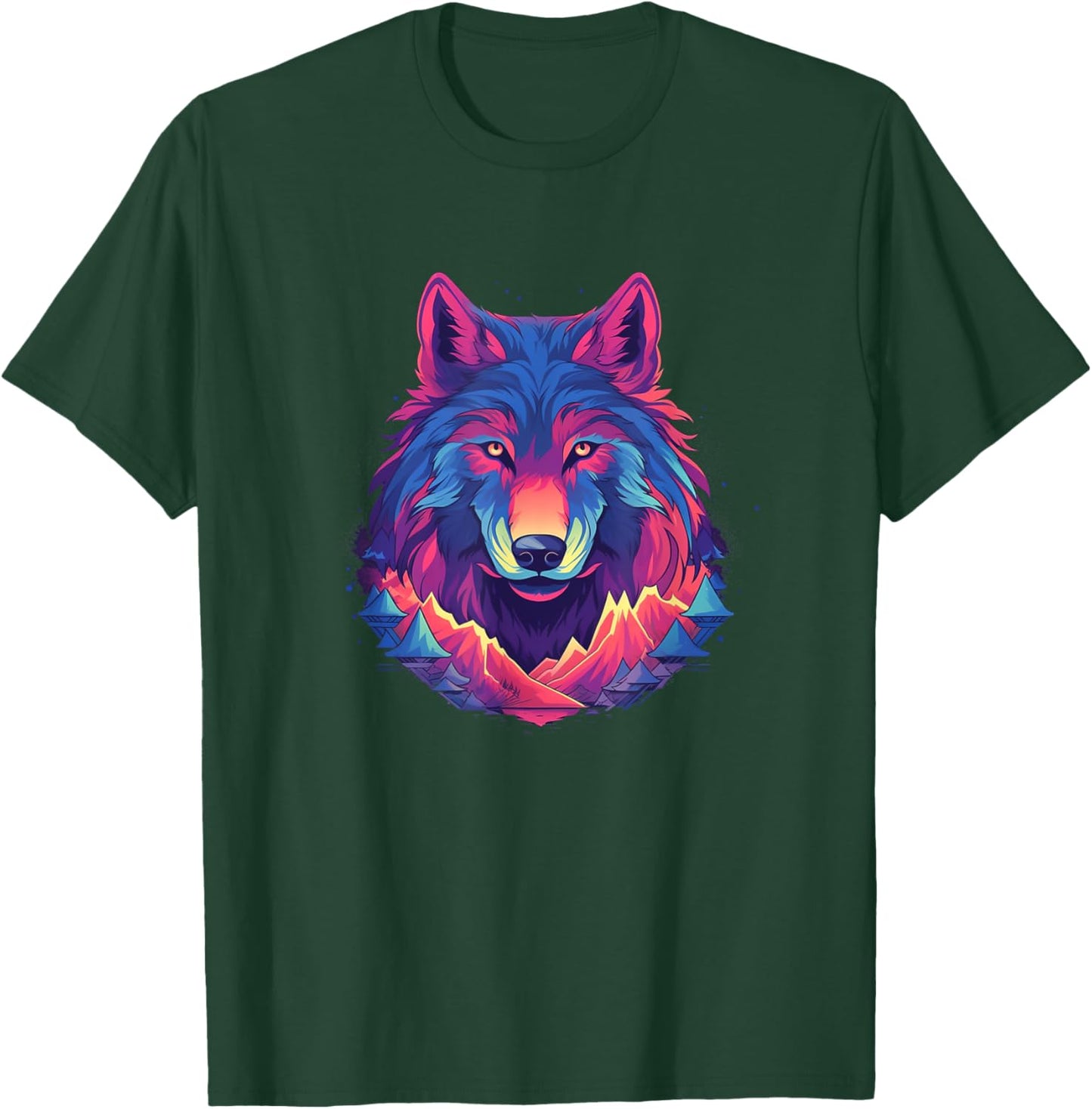 Wolf And Wolves Men Women Kids T-Shirt - T-Shirt | Forest