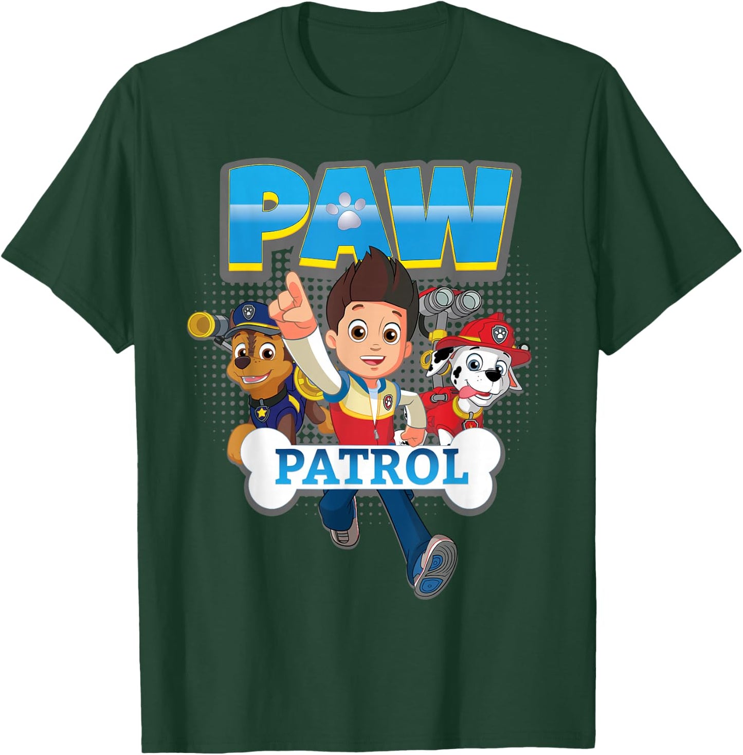 Ryder Paw Patrol Chase and Marshall T-Shirt - T-Shirt | Forest