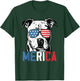 Patriotic Dogo Argentino Dog Merica 4th Of July Funny T-Shirt - T-Shirt | Forest