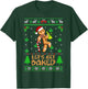 Let's Get Baked Weed Gingerbread Man Ugly Christmas Sweater T-Shirt - T-Shirt | Forest