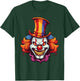 Scary Evil Clown Creepy Spooky Horror Haloween Costume T-Shirt - T-Shirt | Forest