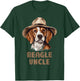Cute Beagle Uncle Dog Lovers Gift Funny Puppy Beagle Owner Men Women Kids T-Shirt - T-Shirt | Forest