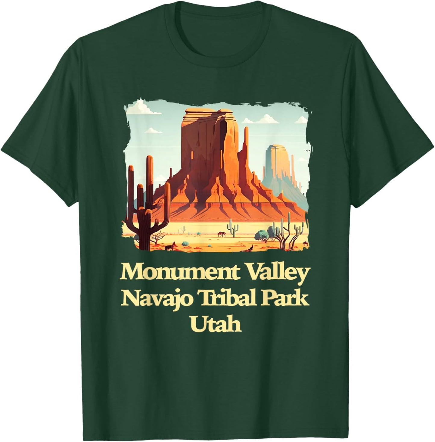 Monument Valley Utah T-Shirt - T-Shirt | Forest