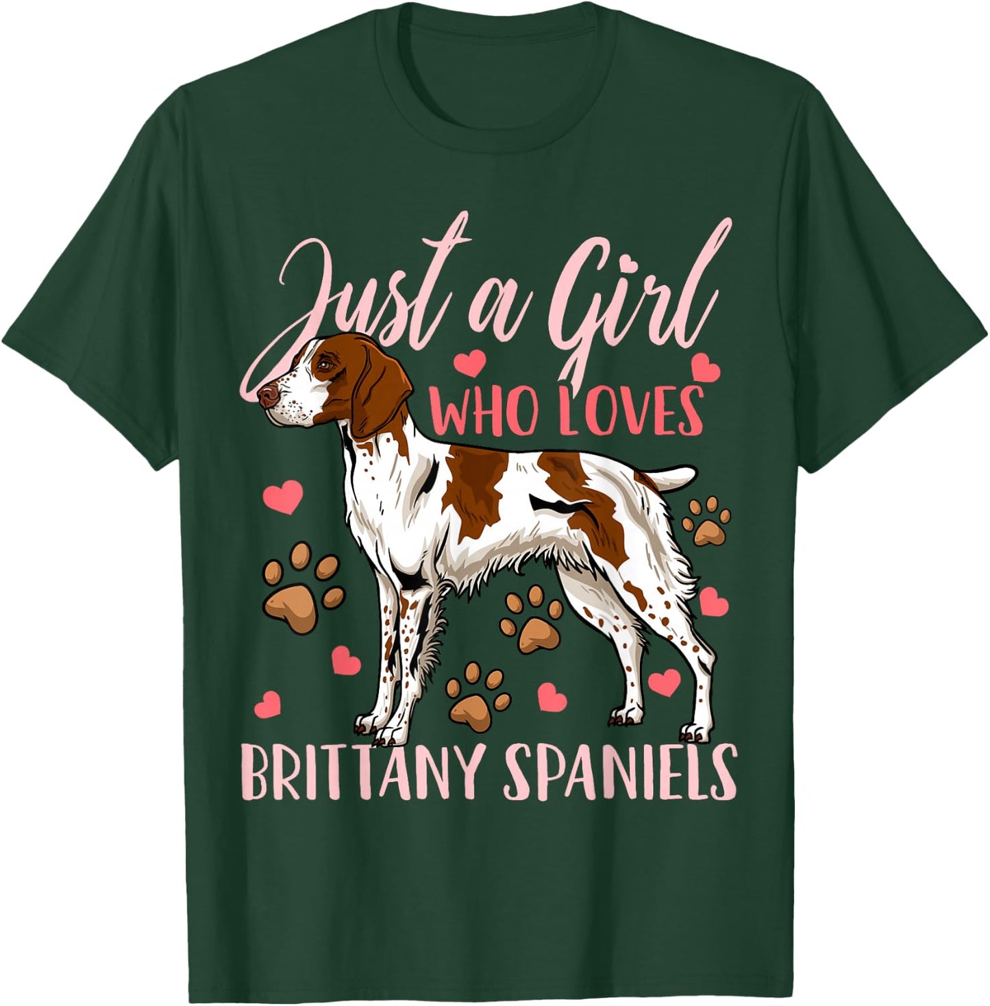 Brittany Spaniel T-Shirt - T-Shirt | Forest