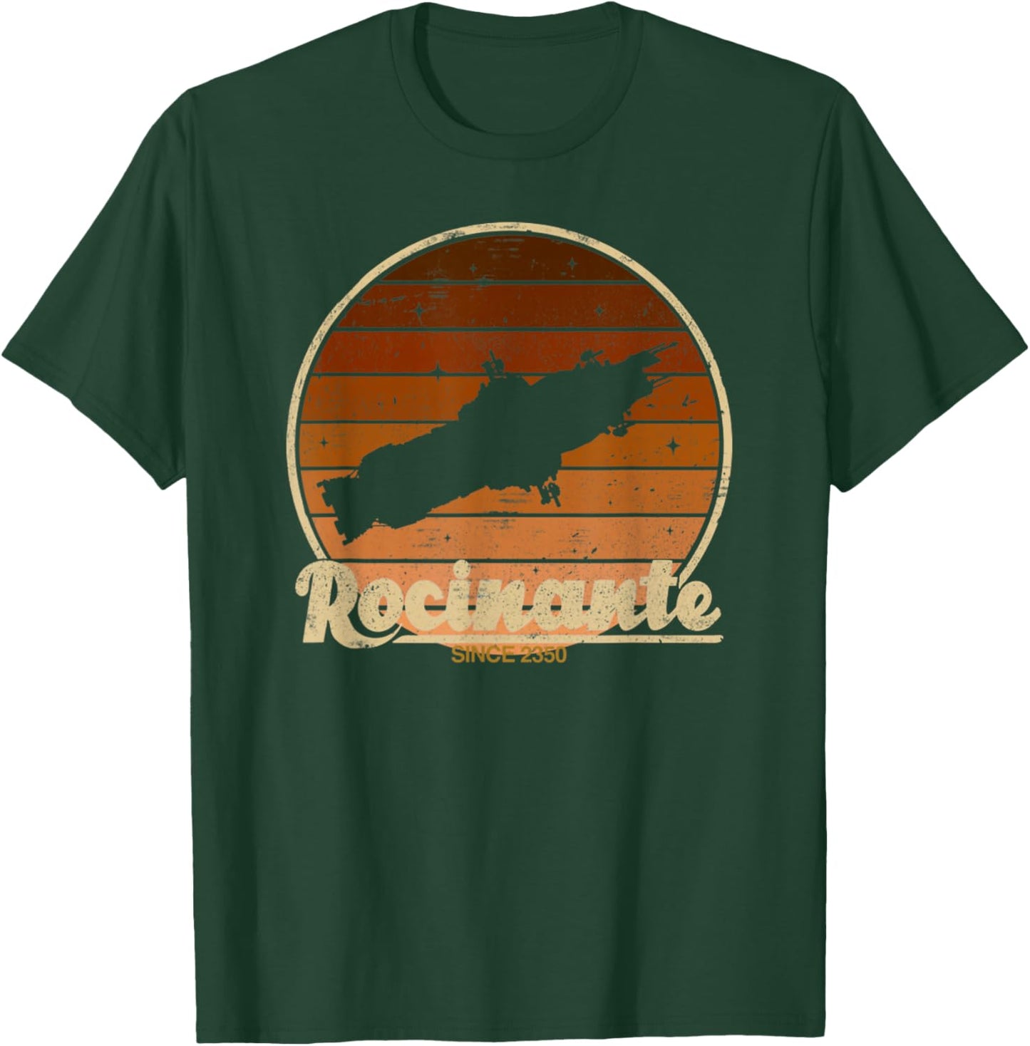 Vintage Retro The Rocinante Orange The Expanse T-Shirt - T-Shirt | Forest