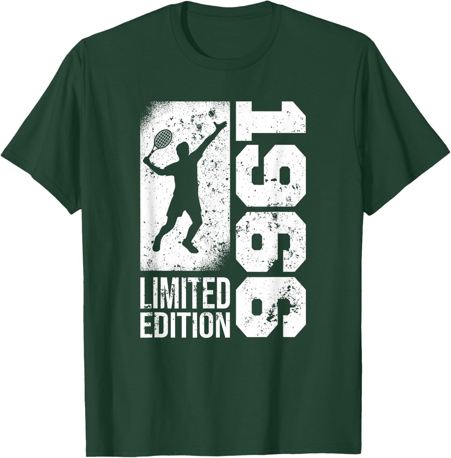 Tennisplayer Vintage born 1966 Birthday Tennis-Balls Tennis T-Shirt - T-Shirt | Forest