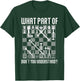 What Part Of Don't You Understand Funny Chess T-Shirt - T-Shirt | Forest