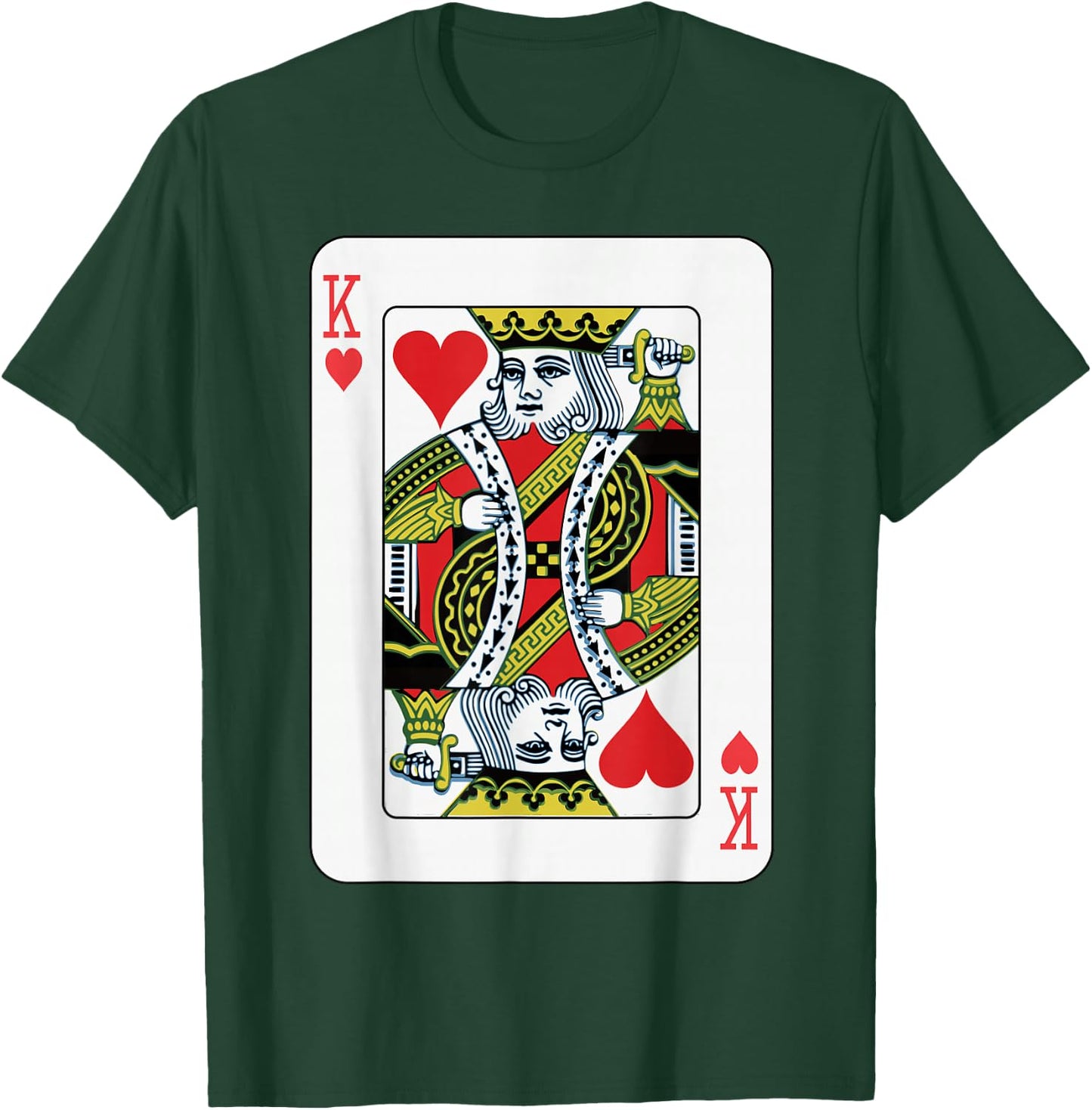 Herzkönig Playing Cards T-Shirt - T-Shirt | Forest