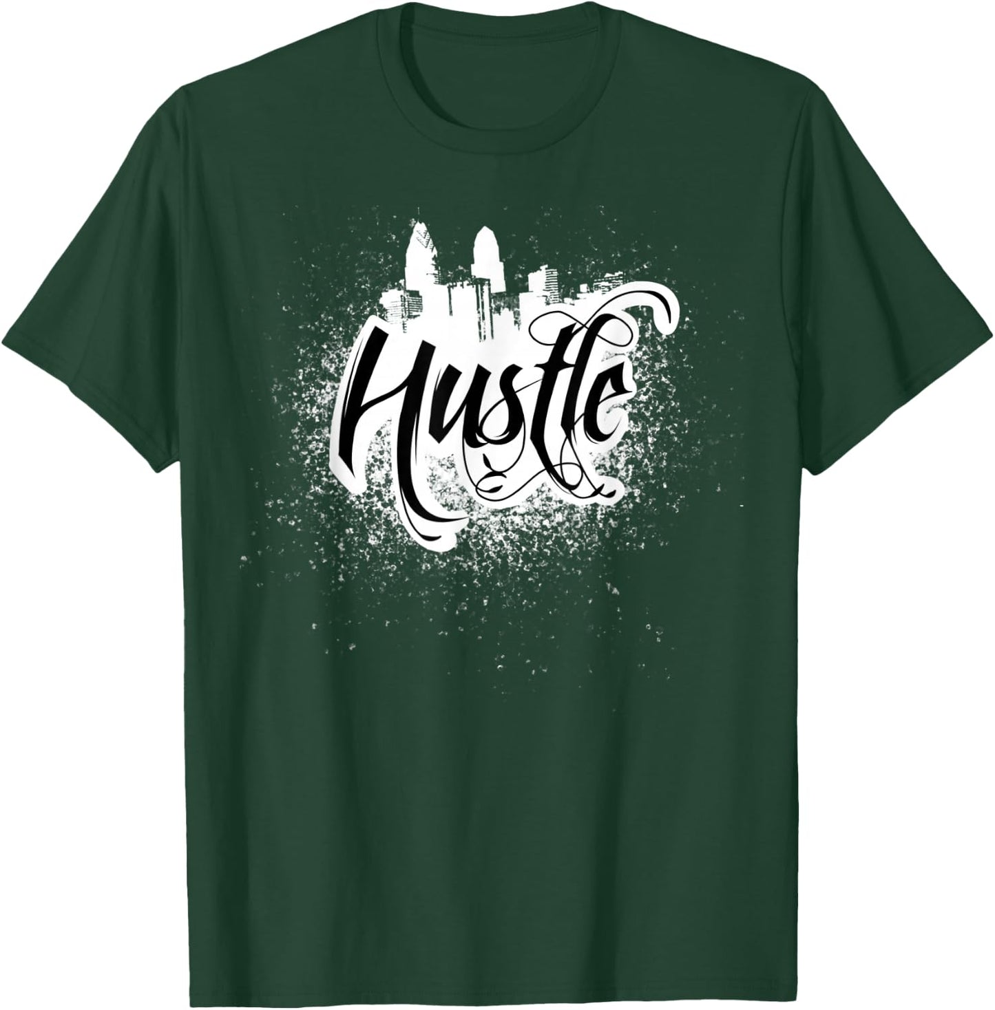Hustle Shirt Tattoo Art Grunge T-Shirt - T-Shirt | Forest