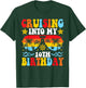 Cruising Into My 10th Birthday Family Cruise 10 Birthday T-Shirt - T-Shirt | Forest