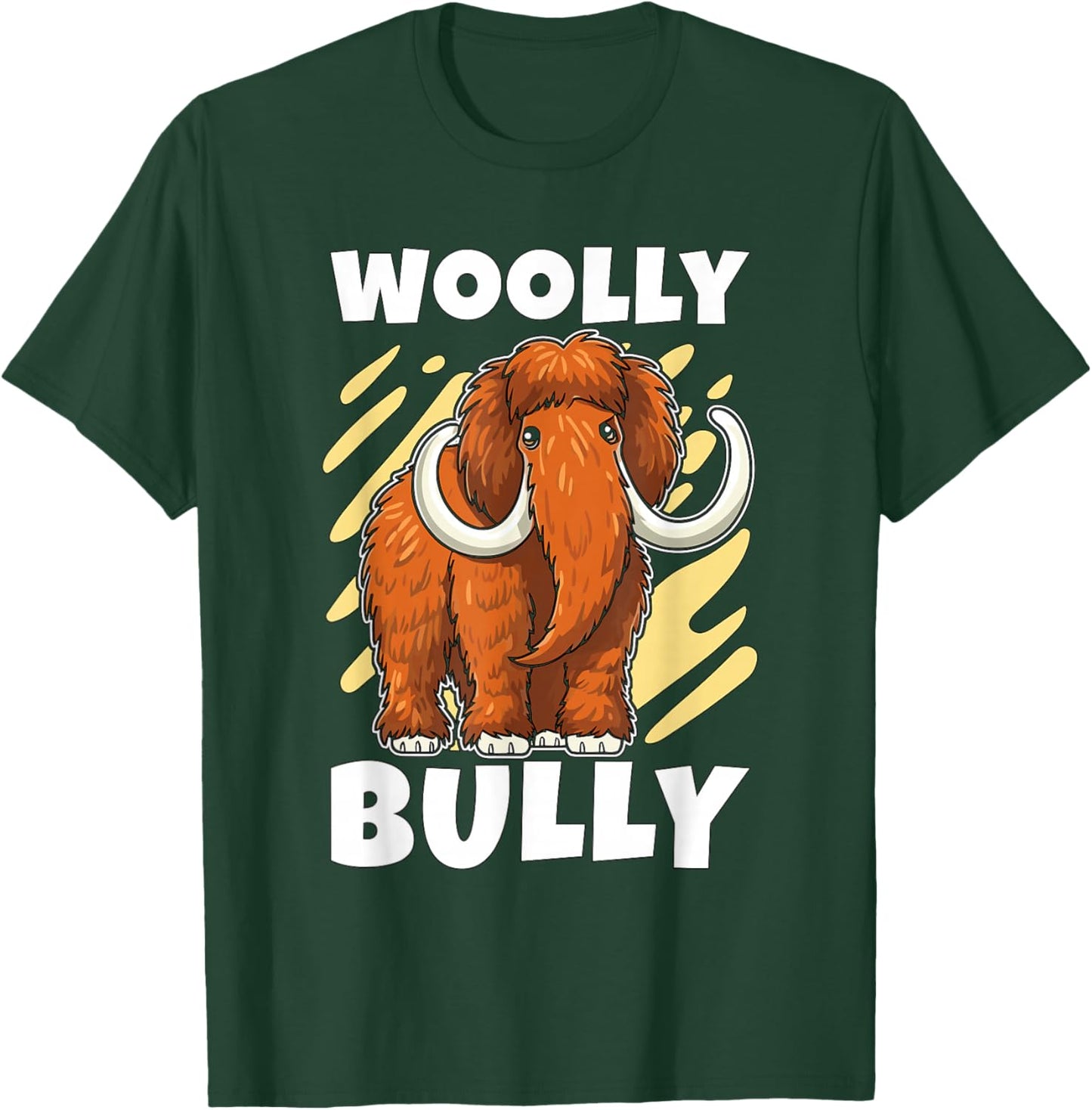 Woolly Bully Stone Elephant Prehistoric Woolly Mammoth T-Shirt - T-Shirt | Forest
