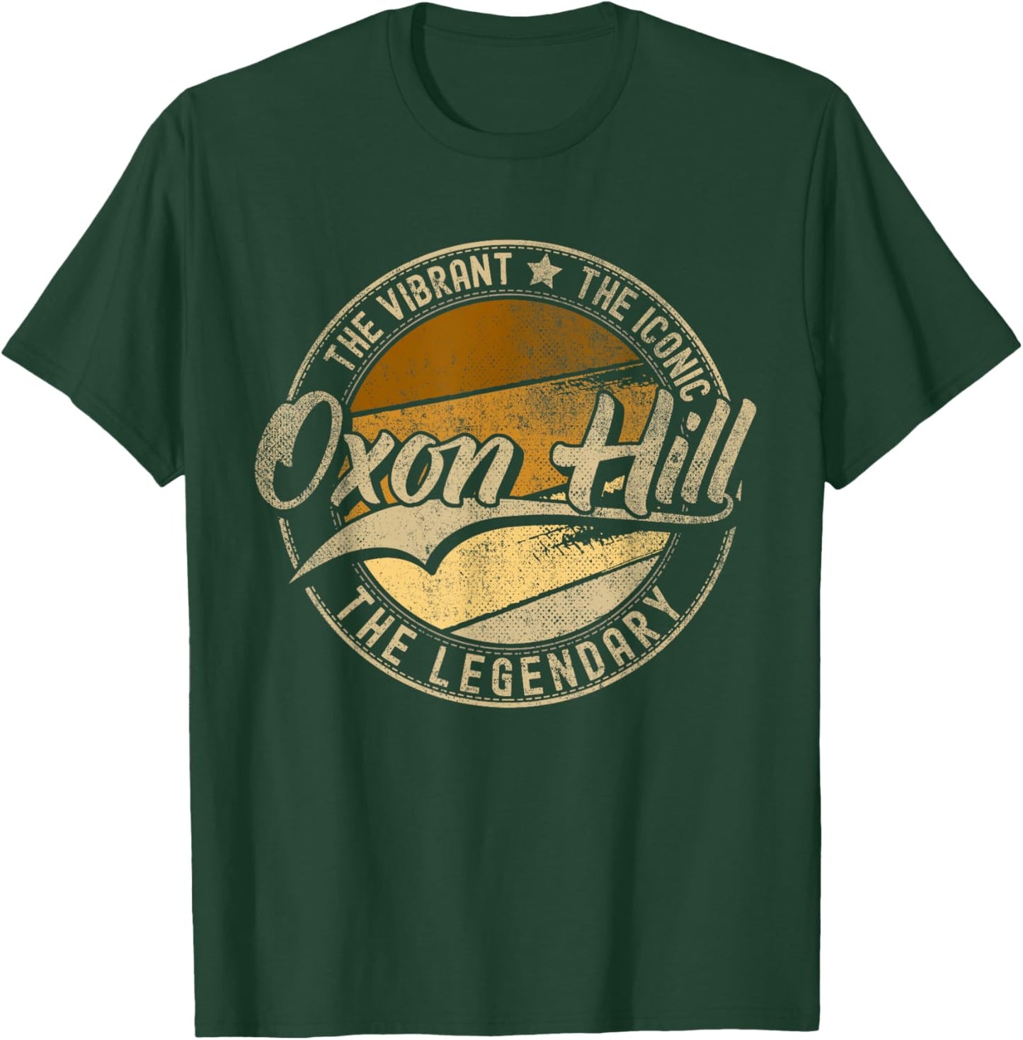 Oxon Hill MD | Maryland | Vintage Distressed T-Shirt - T-Shirt | Forest