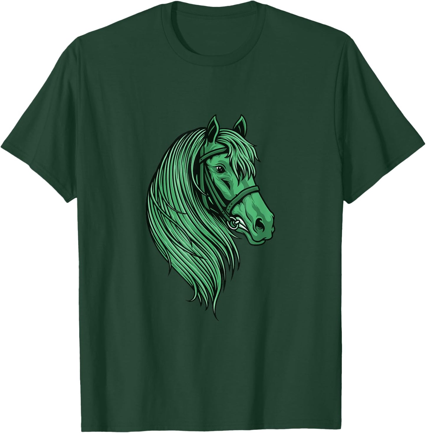 Green Horse T-Shirt - T-Shirt | Forest