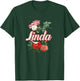Linda Name With Flowers T-Shirt - T-Shirt | Forest