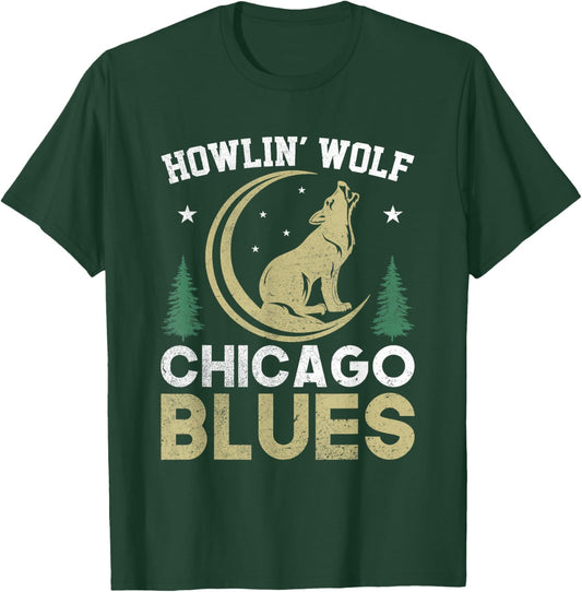 Howlin' Wolf Chicago Blues T-Shirt - T-Shirt | Forest