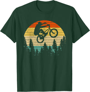 BMX Vintage Retro Street Park Freestyle Bike Biking Gift T-Shirt - T-Shirt | Forest