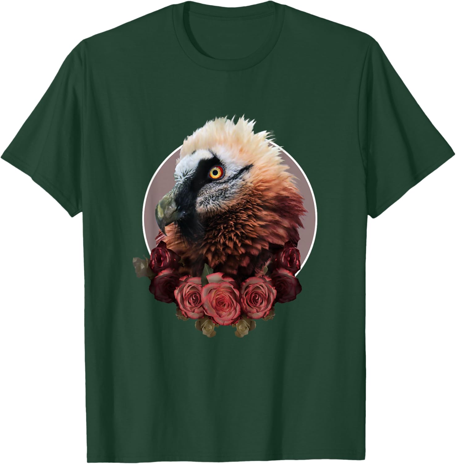 Random Galaxy Bearded Vulture Flower, Vultures Bird Lover T-Shirt - T-Shirt | Forest