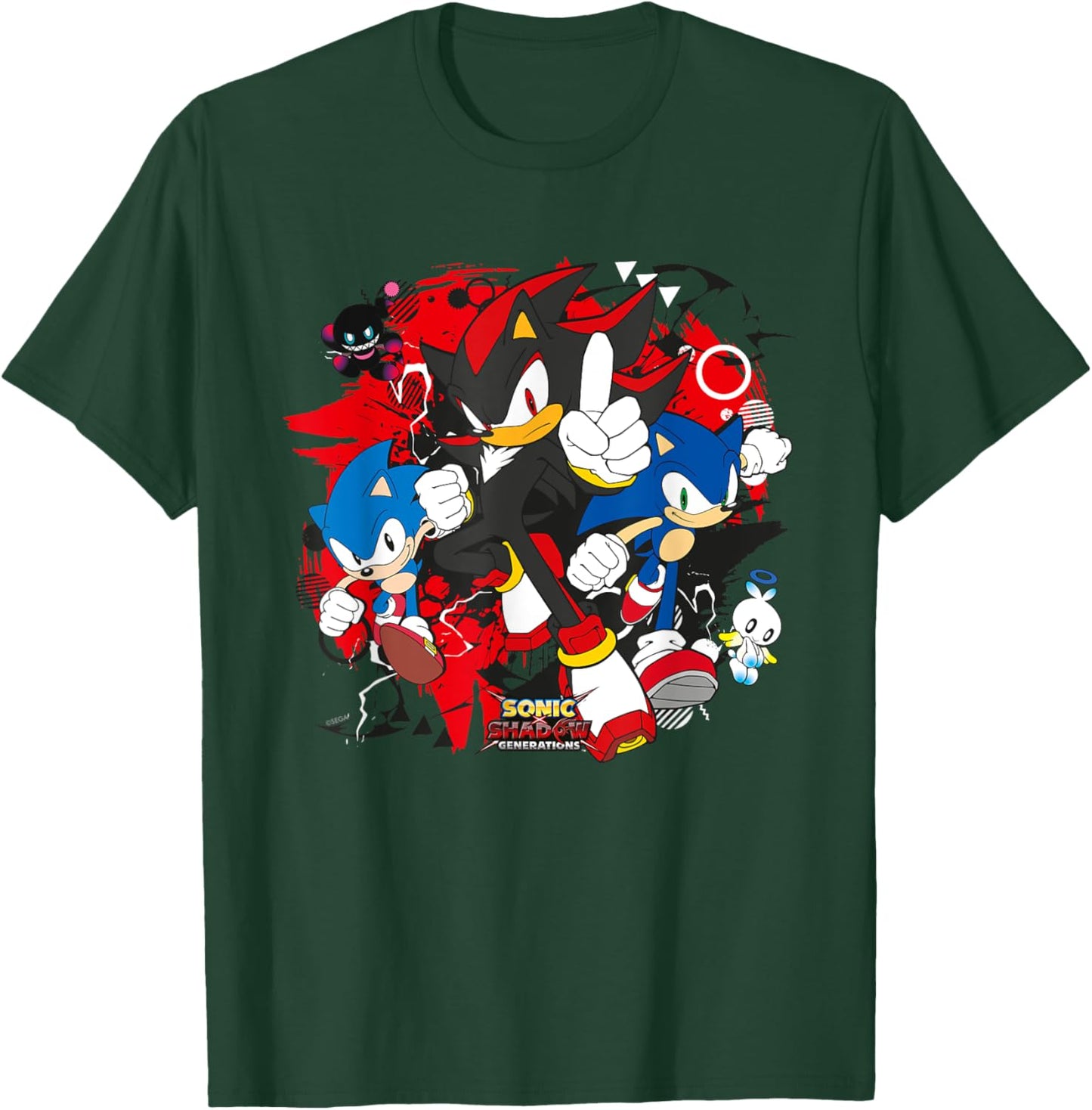 Sonic the Hedgehog, Sonic X Shadow Generations - Game On T-Shirt - T-Shirt | Forest