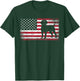 Beagle Dog 4th of July American Flag USA America Patriotic T-Shirt - T-Shirt | Forest
