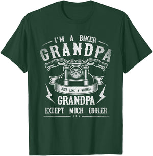 Ich bin ein Biker Grandpa Retirement Gift Motorcyclist T-Shirt - T-Shirt | Forest