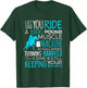 Barrel Racer Shirt Let You Ride Turning Barrels Racing Funny T-Shirt - T-Shirt | Forest