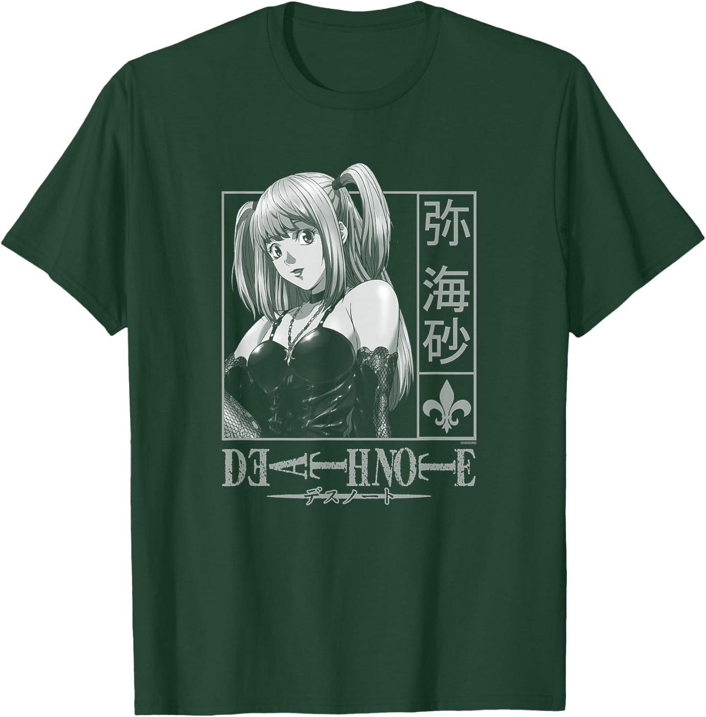 Death Note Misa Kanji Frame Anime T-Shirt - T-Shirt | Forest