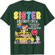 The Wheels On The Bus Sister Birthday Crew Party Toddler T-Shirt - T-Shirt | Forest