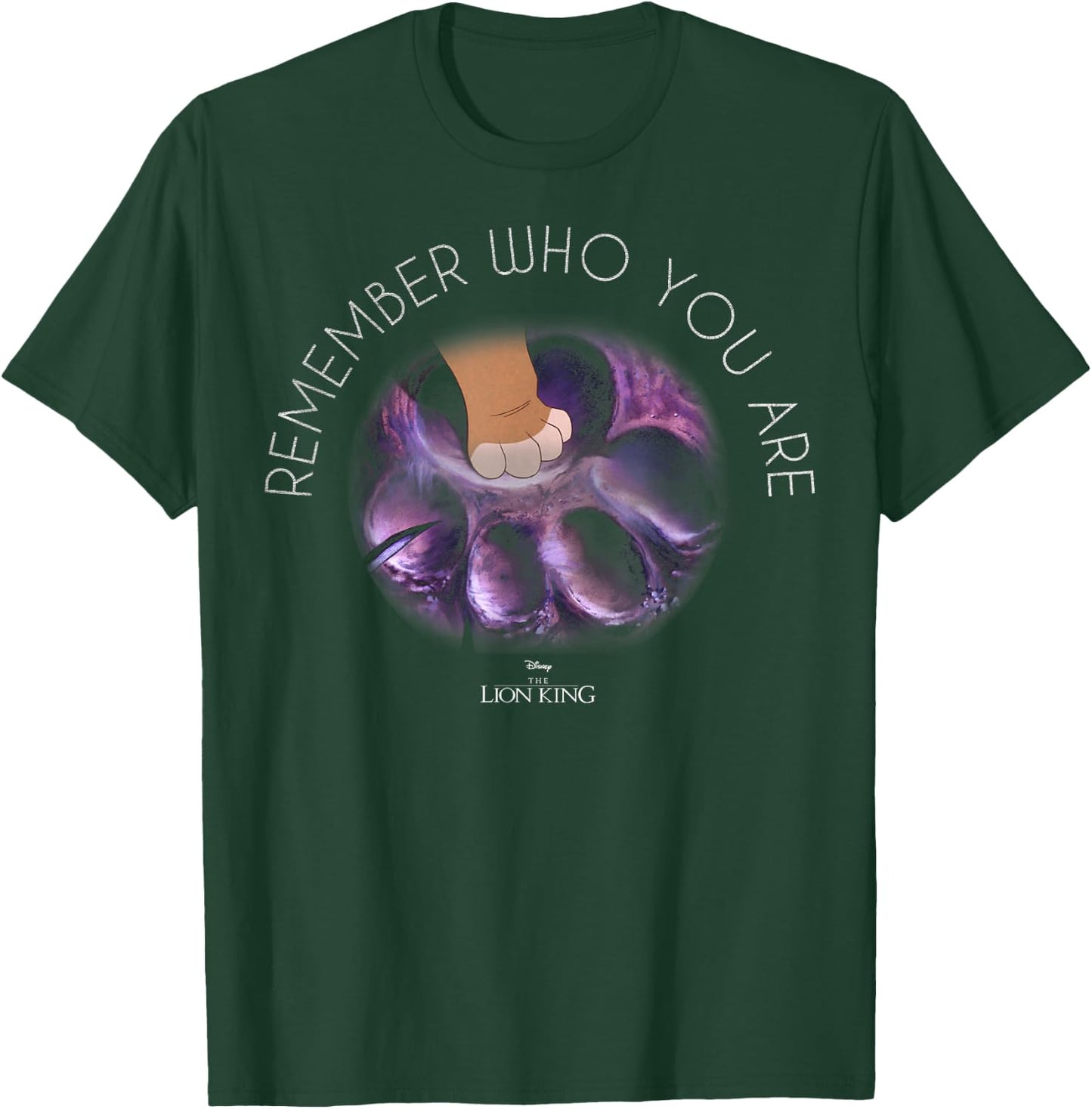 Disney The Lion King Simba Remember Who You Are Text T-Shirt - T-Shirt | Forest