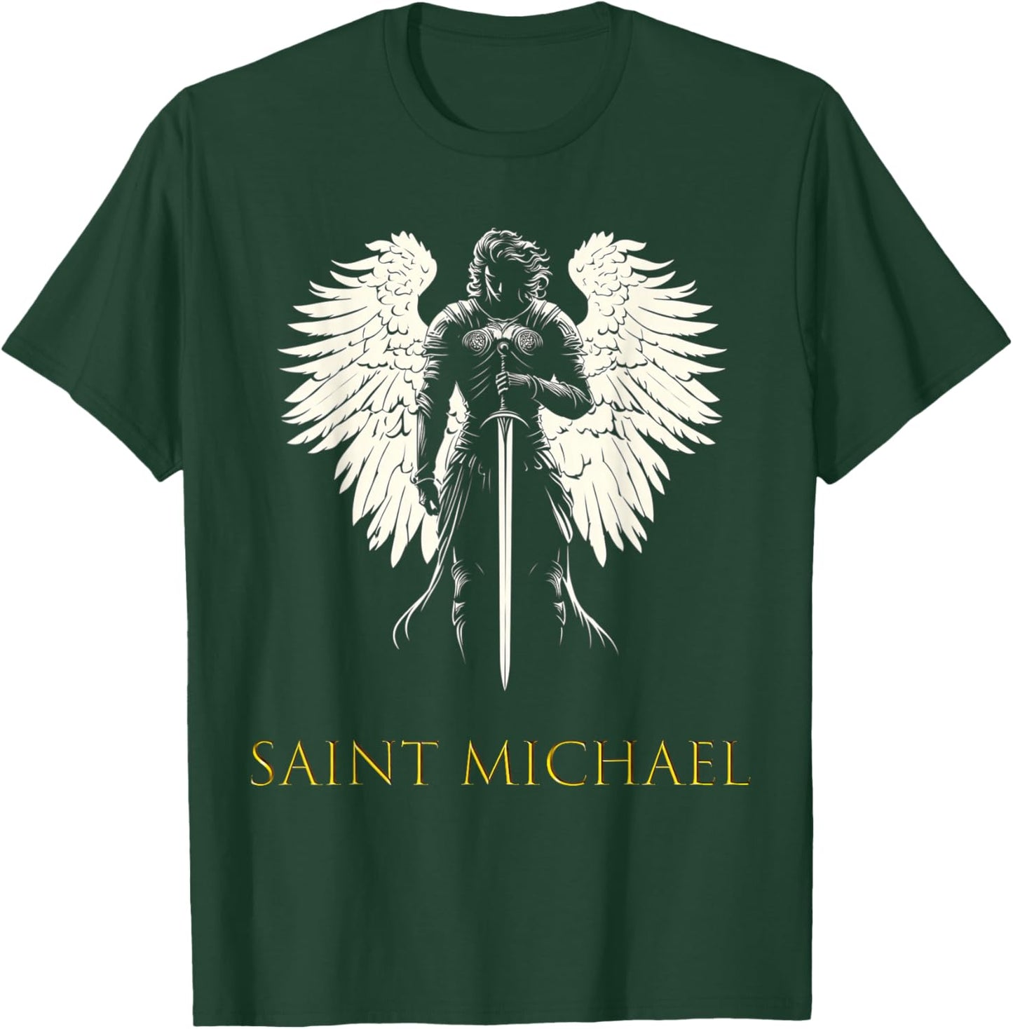 Saint Michael the Archangel T-Shirt - T-Shirt | Forest